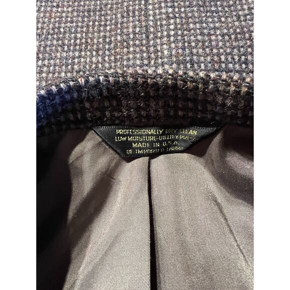 Harris Tweed 38R Brown Multi-Color Scottish Wool Sport Coat Blazer Unconstructed - Picture 14 of 15